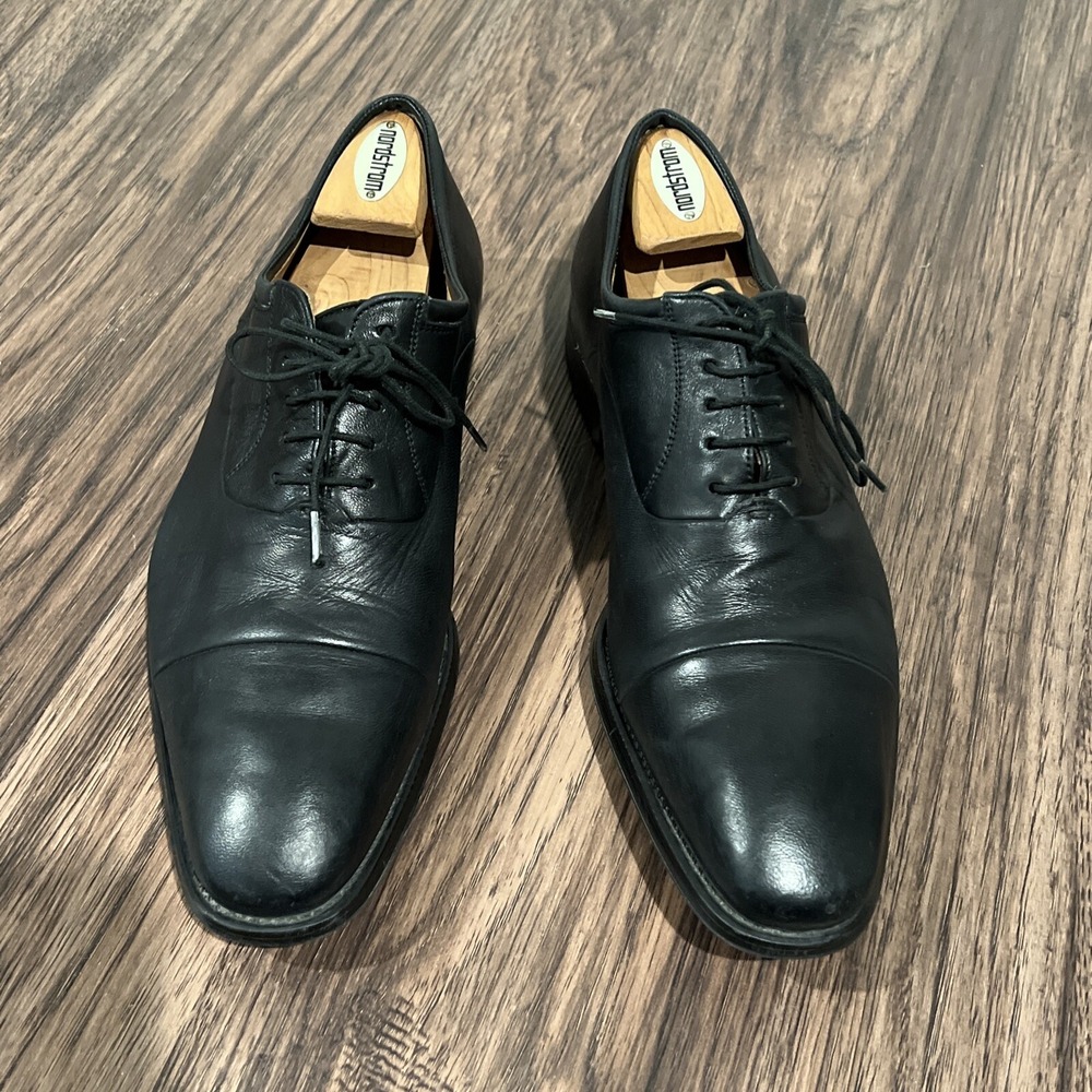 Magnanni Federico Black Lace Up size 10 D US (12654)